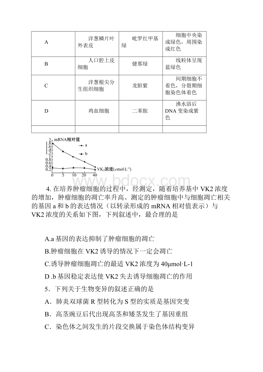 广州市高中毕业班生物三模测试.docx_第2页