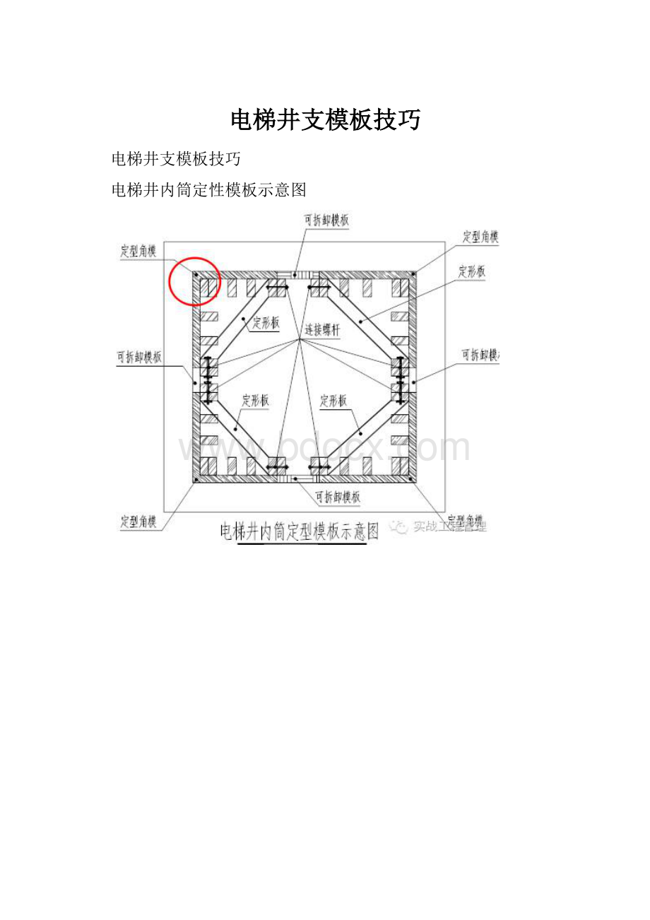 电梯井支模板技巧.docx_第1页