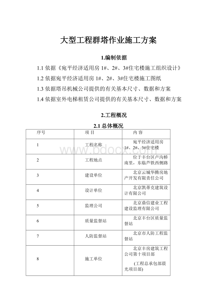 大型工程群塔作业施工方案.docx_第1页