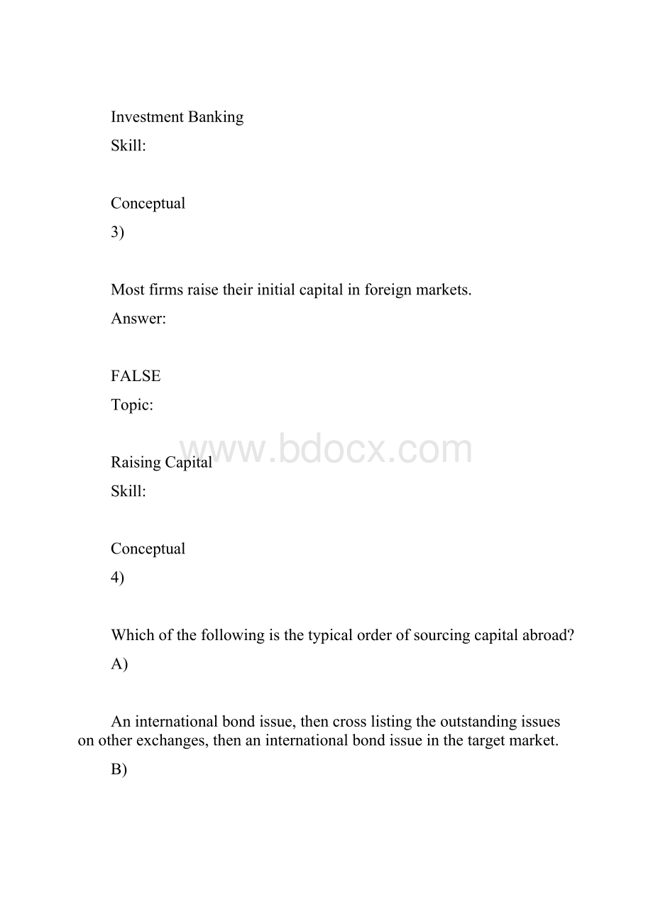 Test bank International Finance MCQ wordChap 13.docx_第3页