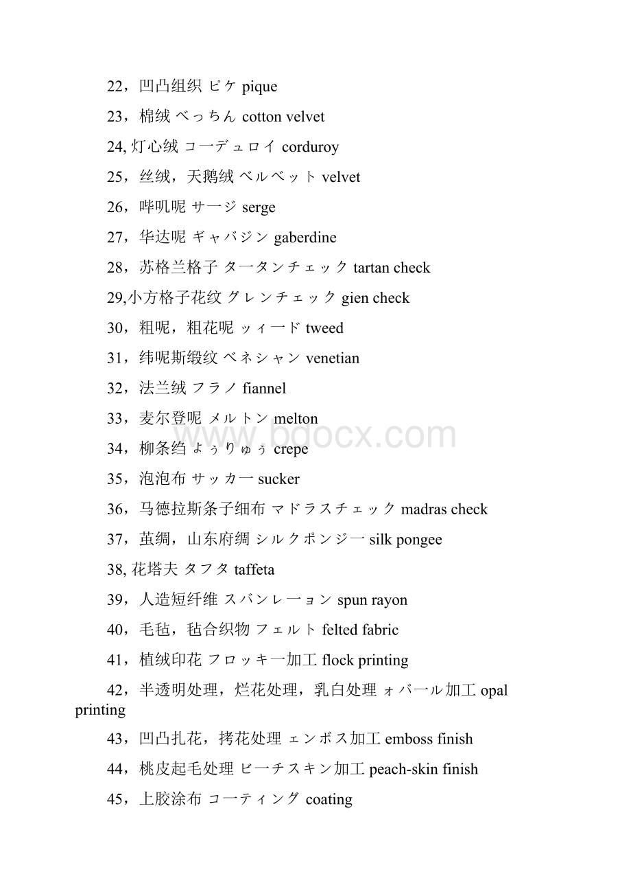 中日英面料词汇对照.docx_第2页