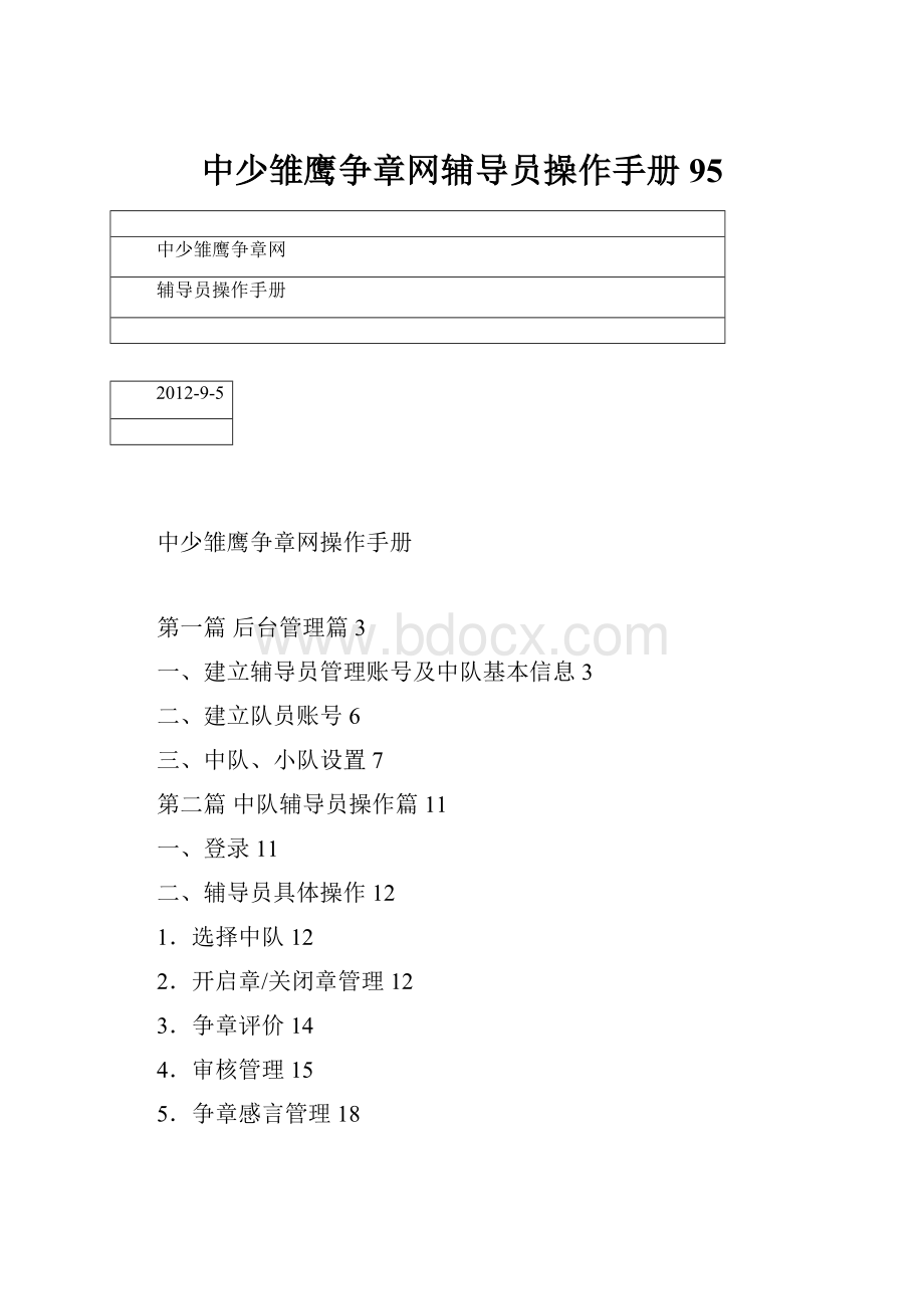 中少雏鹰争章网辅导员操作手册95.docx