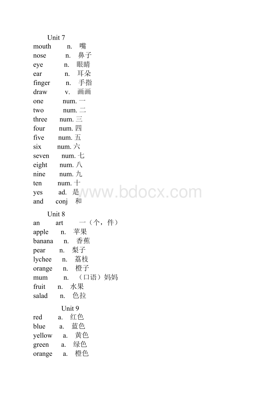 小学英语单词汇总.docx_第3页