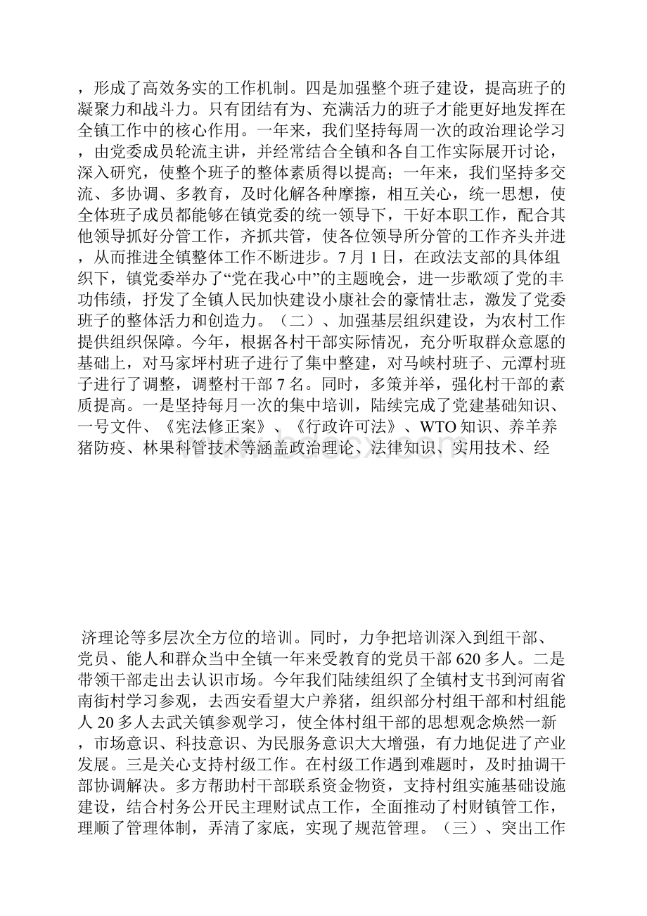 乡镇党委书记述职报告3.docx_第3页