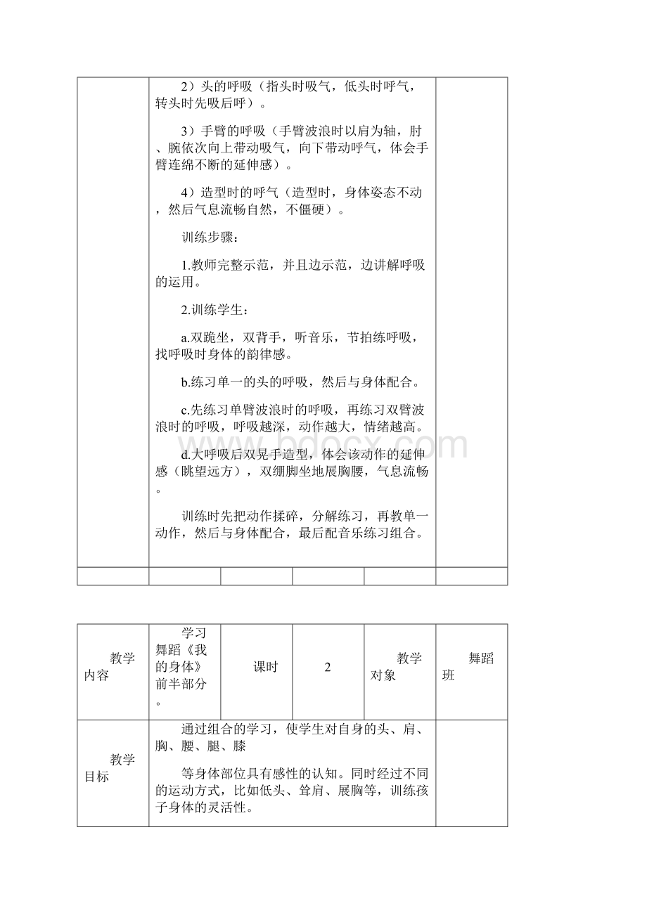 三小舞蹈兴趣班教案.docx_第3页