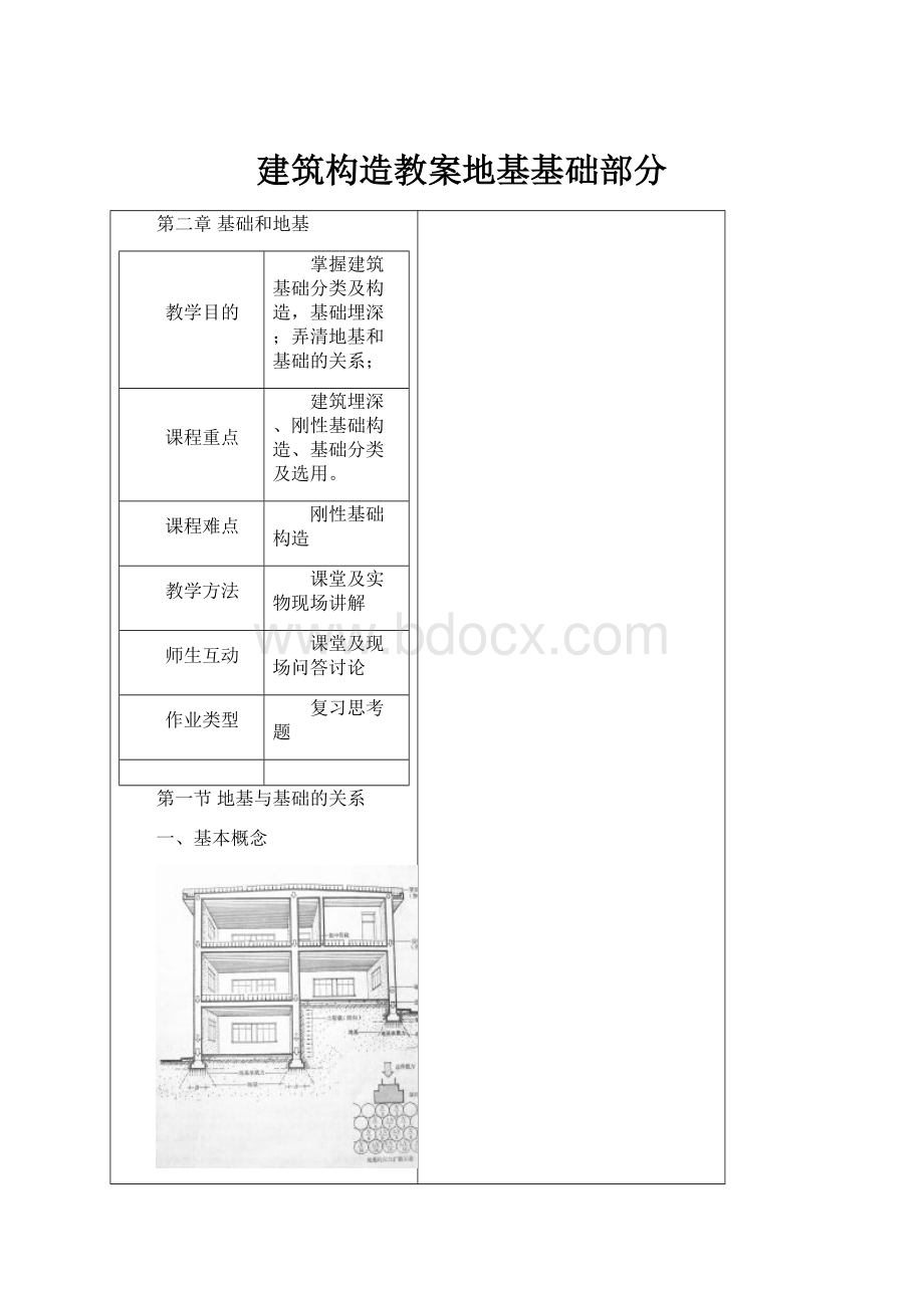 建筑构造教案地基基础部分.docx_第1页