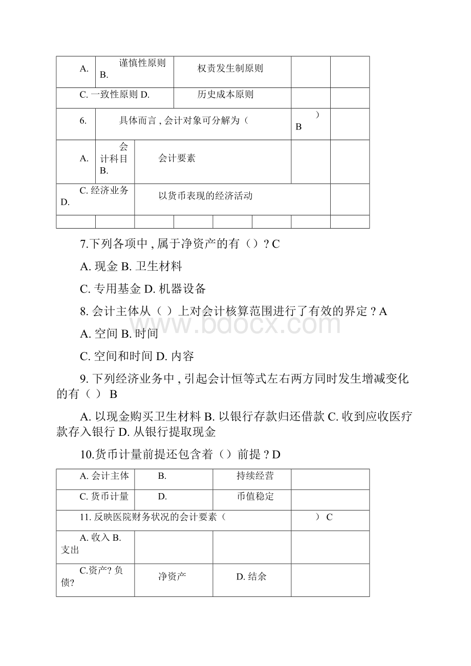 医院财务科招聘考试题目附含答案解析.docx_第2页