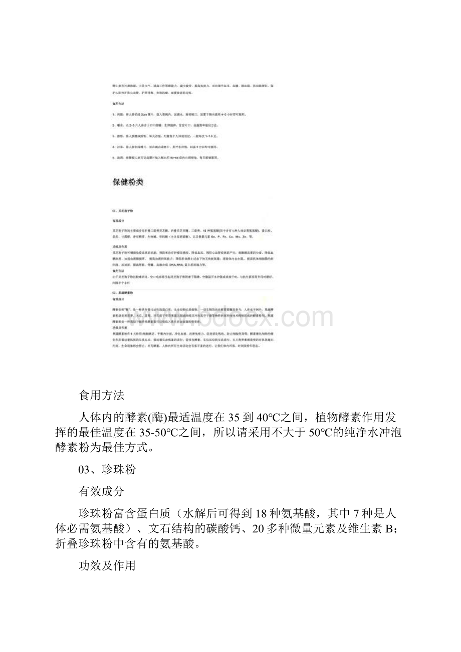 国内保健品功效及成分.docx_第2页