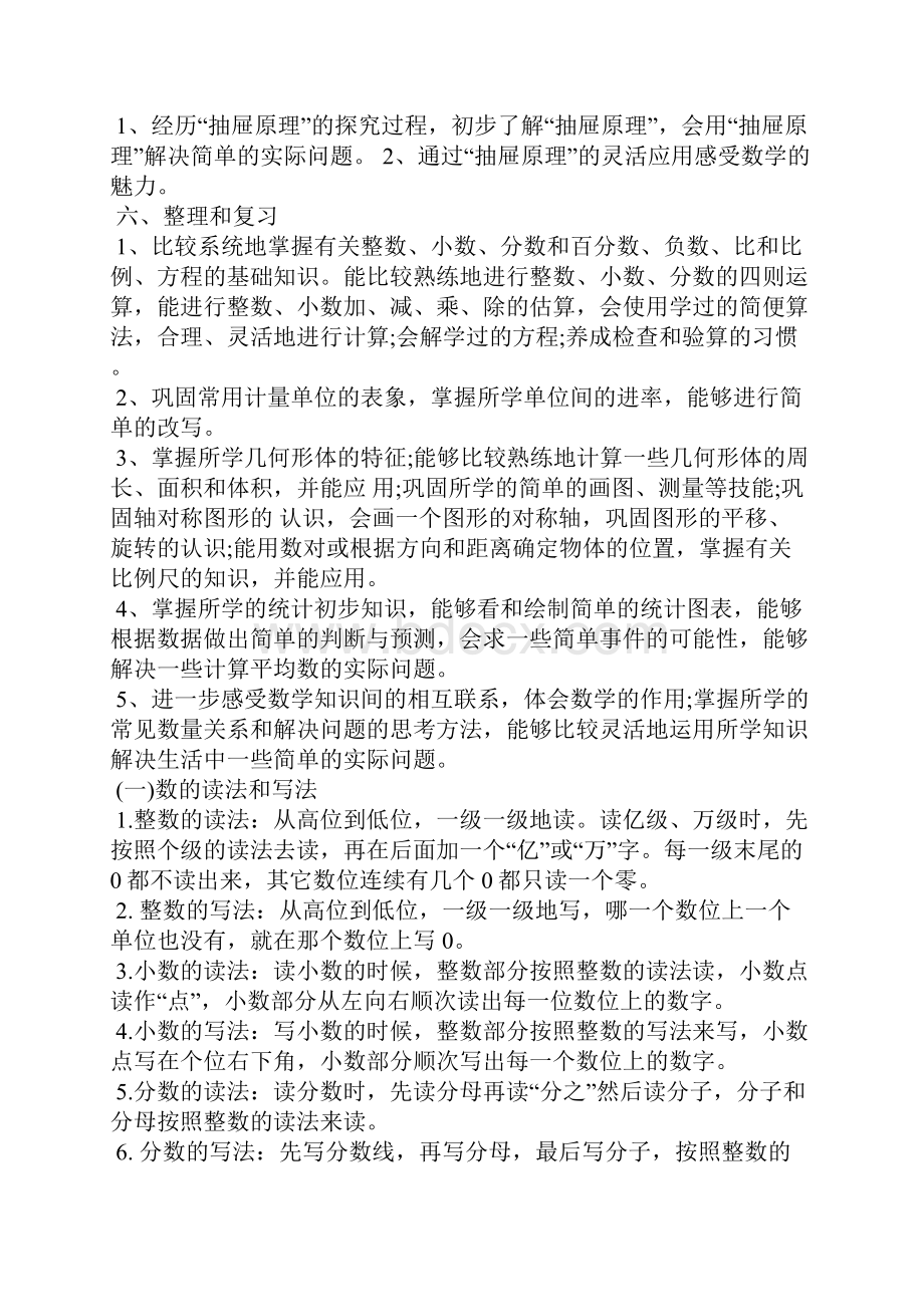 六年级下册数学复习重点归纳.docx_第2页