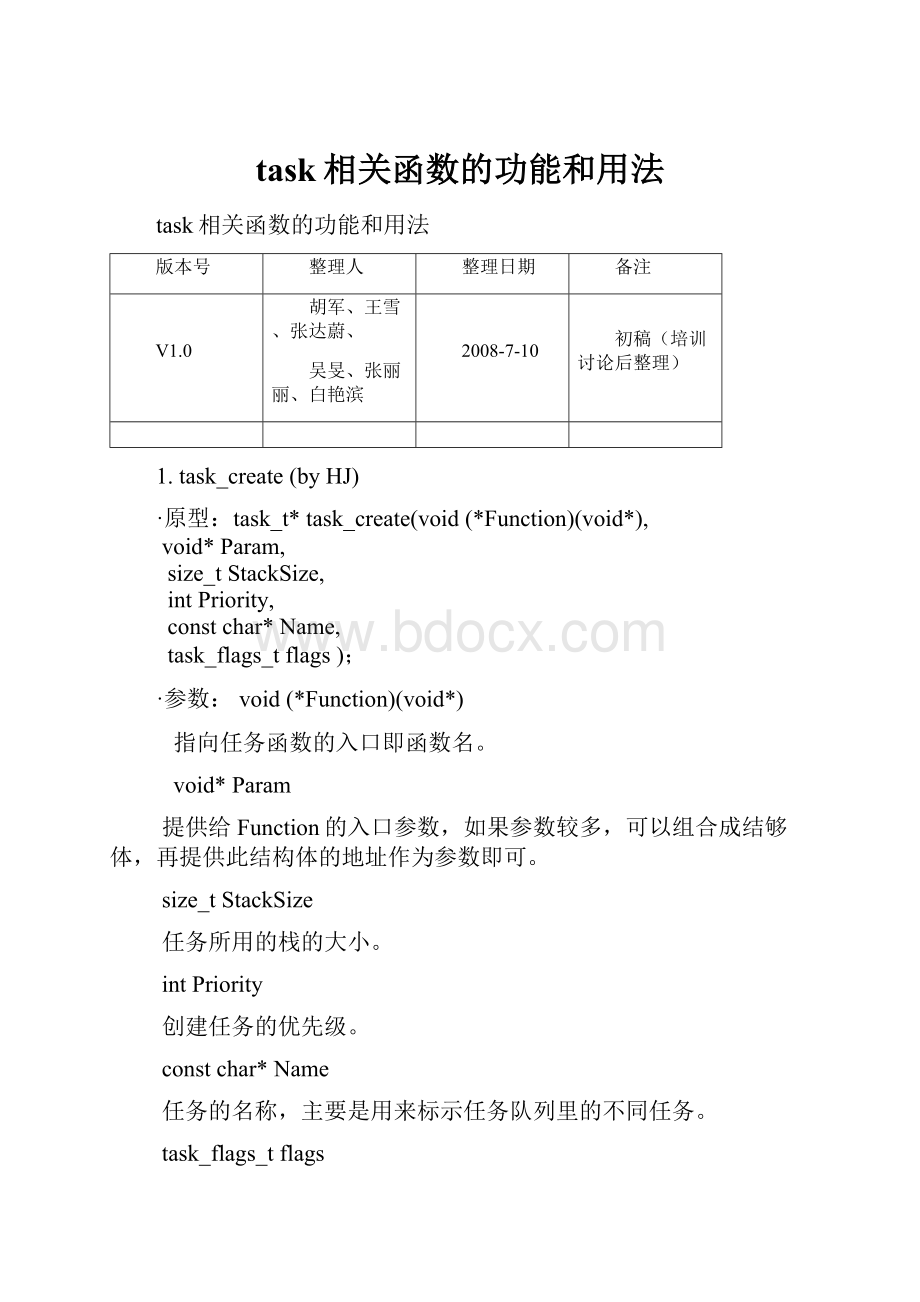 task相关函数的功能和用法.docx_第1页