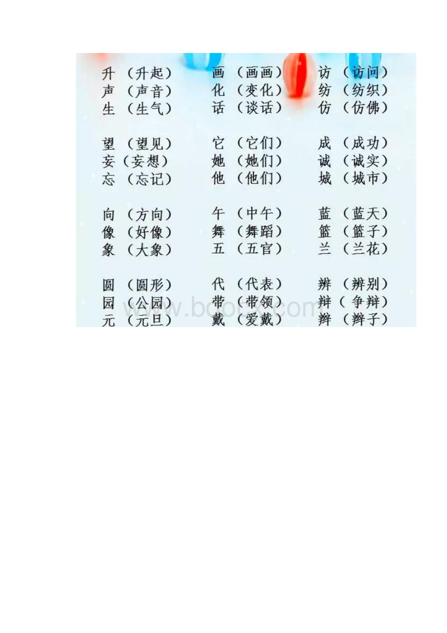 小升初语文辨字组词汇总整理.docx_第2页