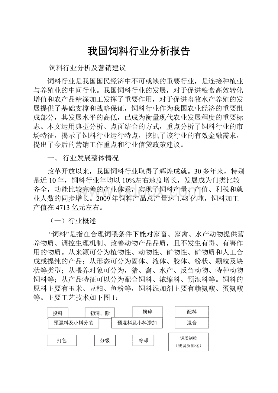 我国饲料行业分析报告.docx_第1页