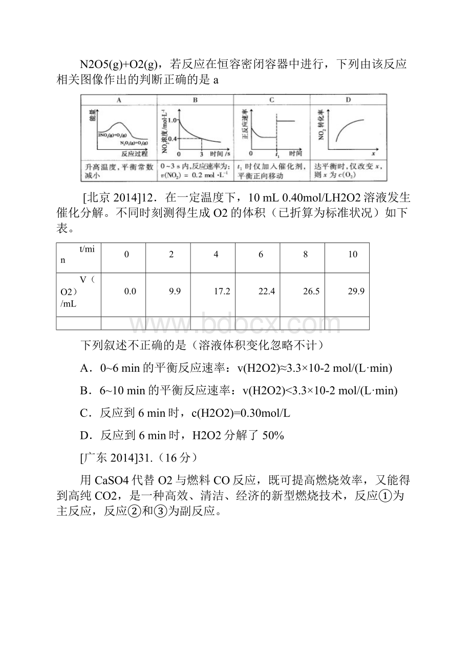 化学反应速率化学平衡高考题汇编DOC.docx_第2页