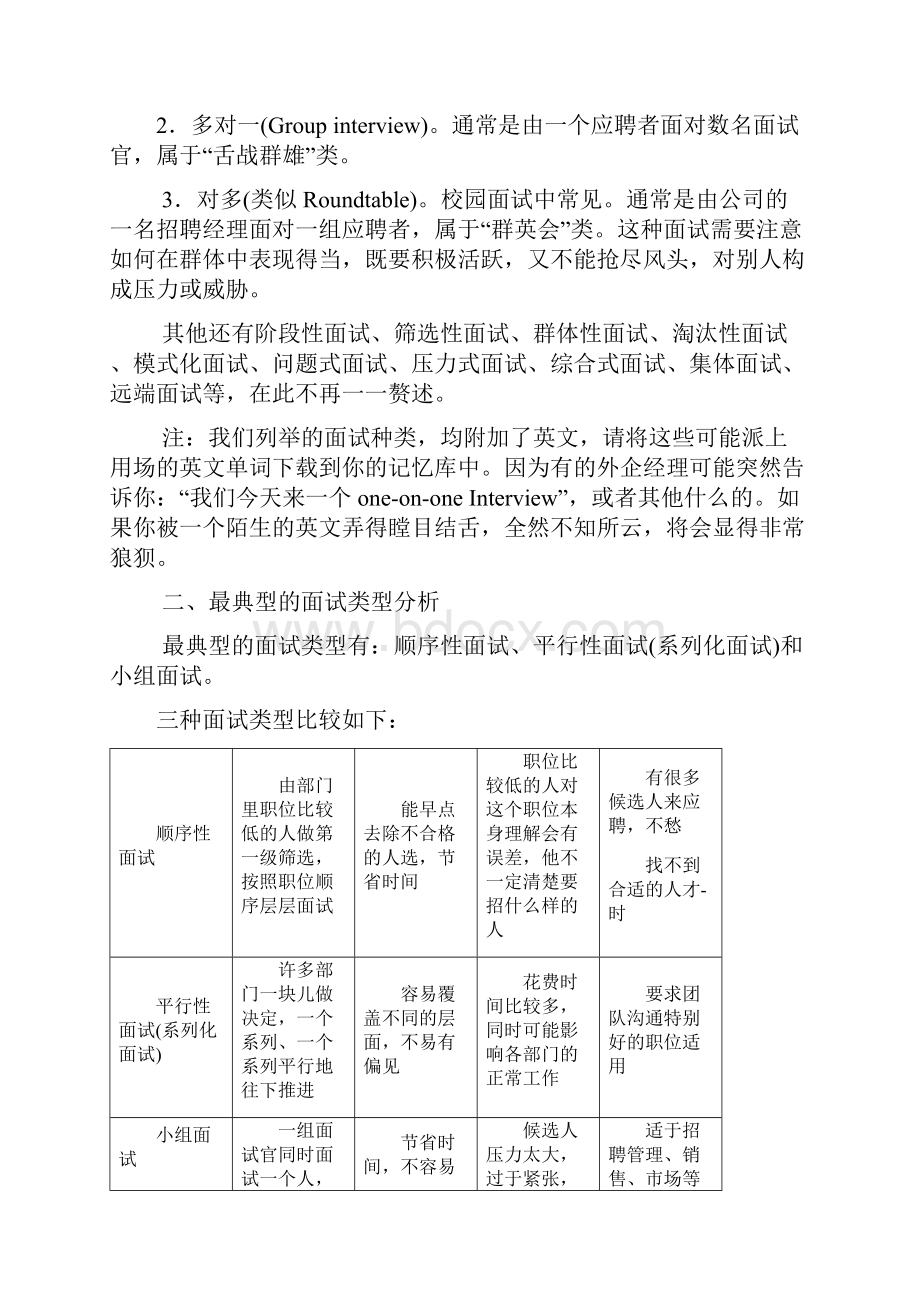 成功应对面试篇教案6课时.docx_第3页