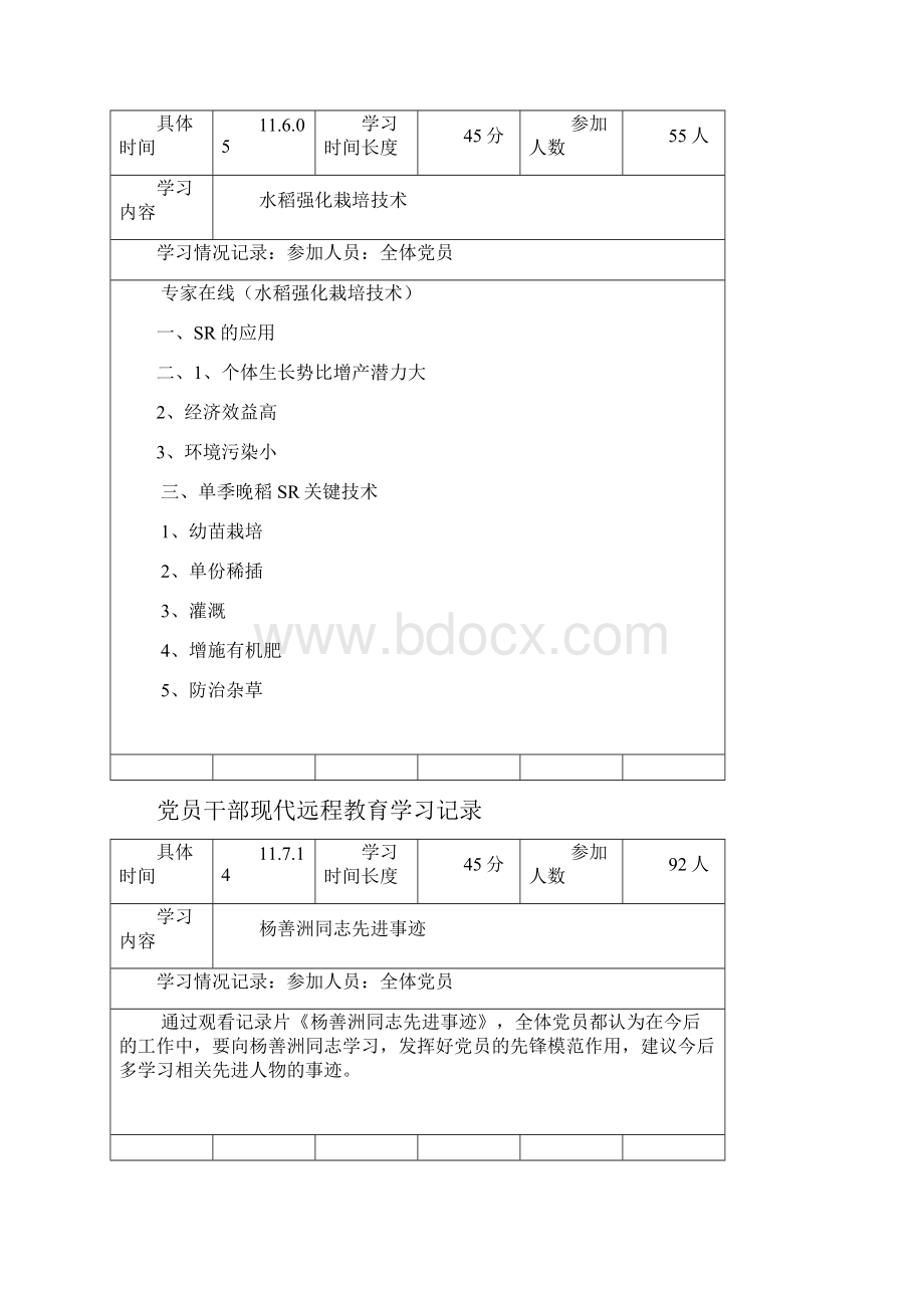 党员干部现代远程教育学习记录.docx_第2页