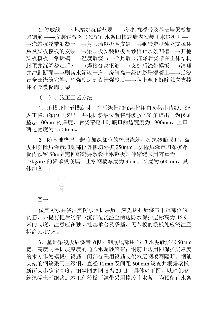 整理后浇带施工方案钢管方架.docx_第2页