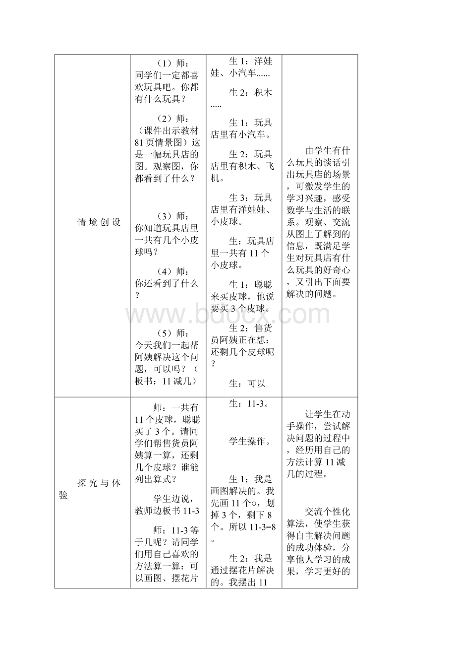 小学数学冀教新版一年级上册《11 12减几的退位减法》教案.docx_第2页