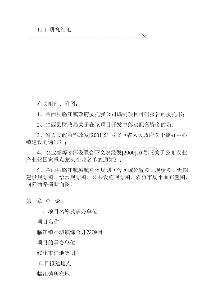 小城镇综合开发建设可行性研究报告.docx_第3页