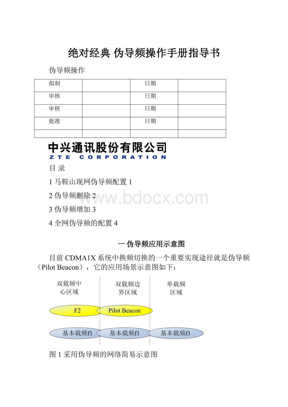 绝对经典 伪导频操作手册指导书.docx_第1页