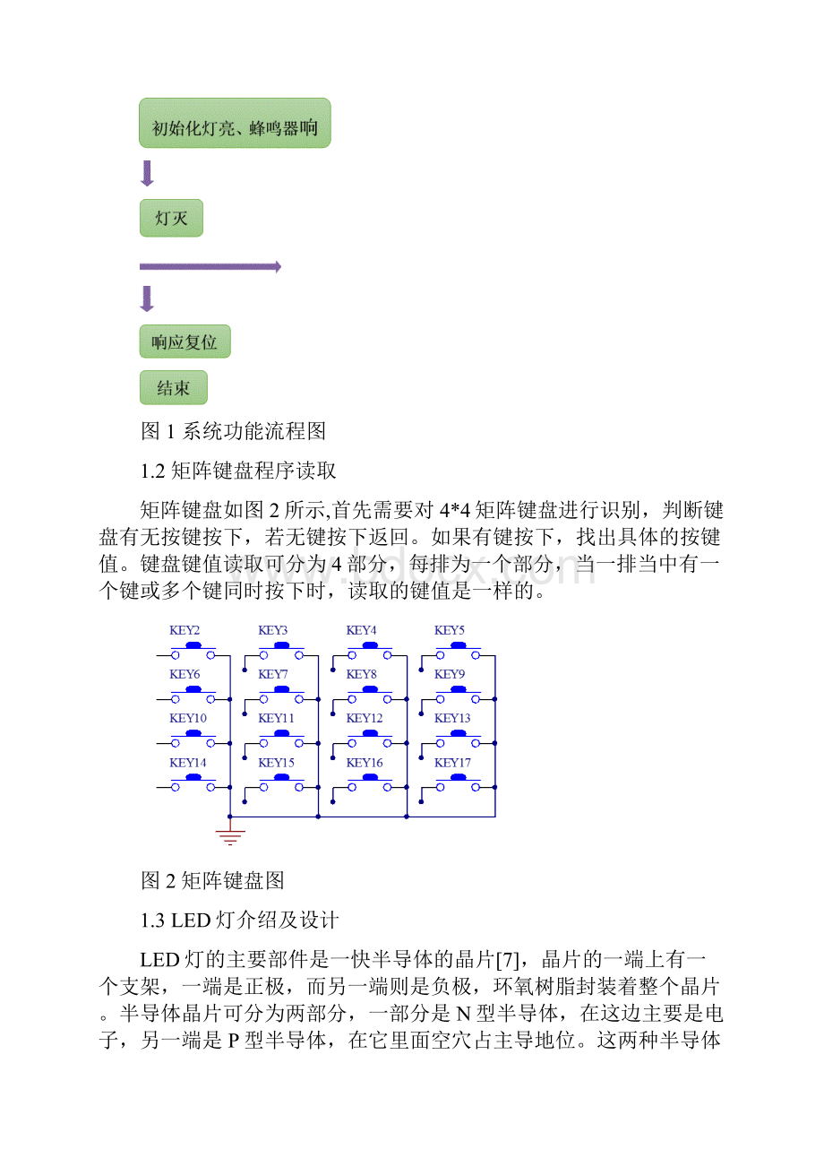 基于51单片机的病房呼叫系统软件段露露12406070黄成强物理与机电工程学院.docx_第3页