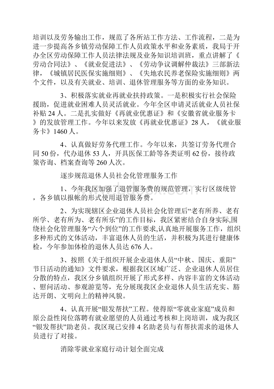 劳动局工作总结及工作计划.docx_第2页