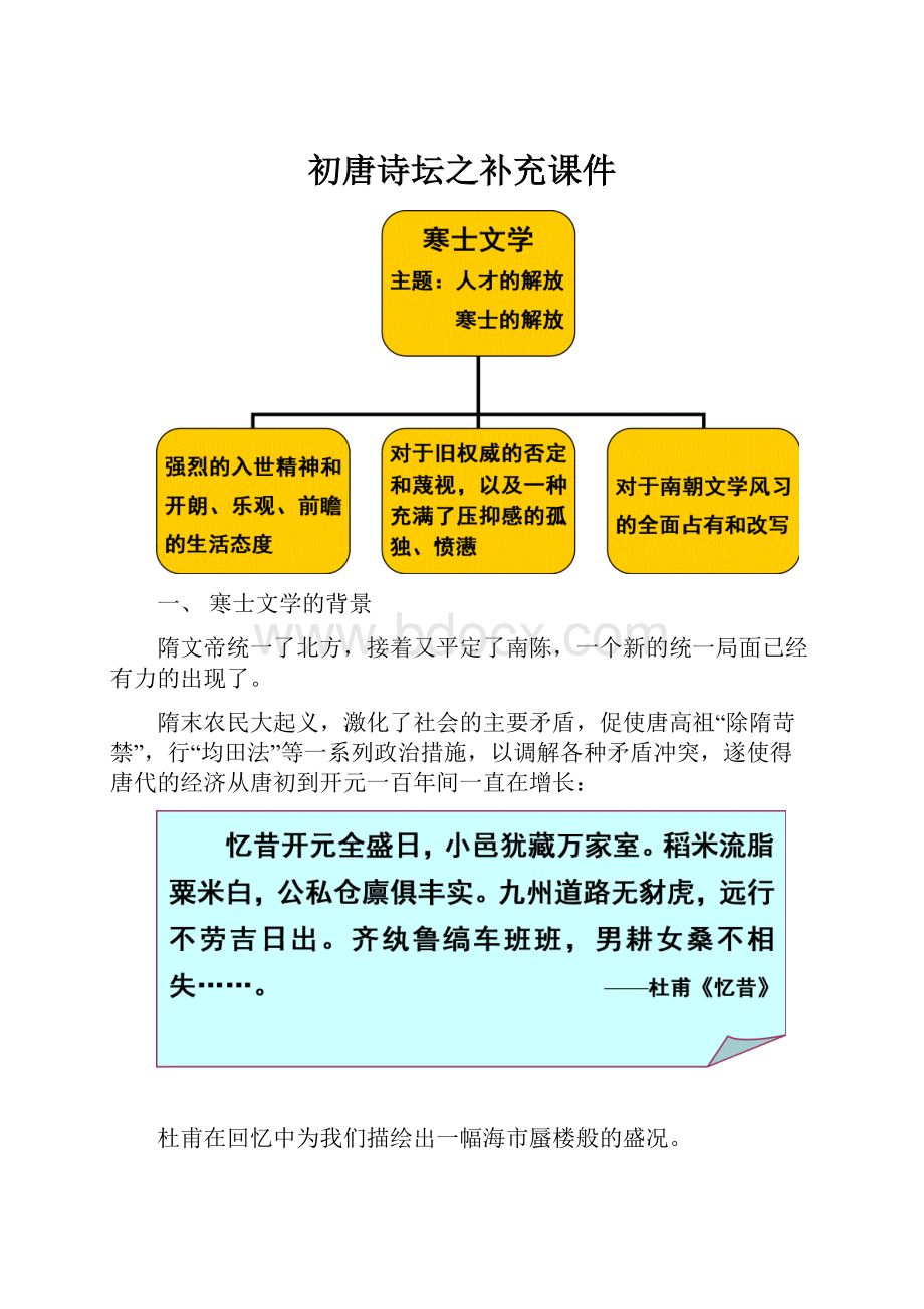 初唐诗坛之补充课件.docx_第1页