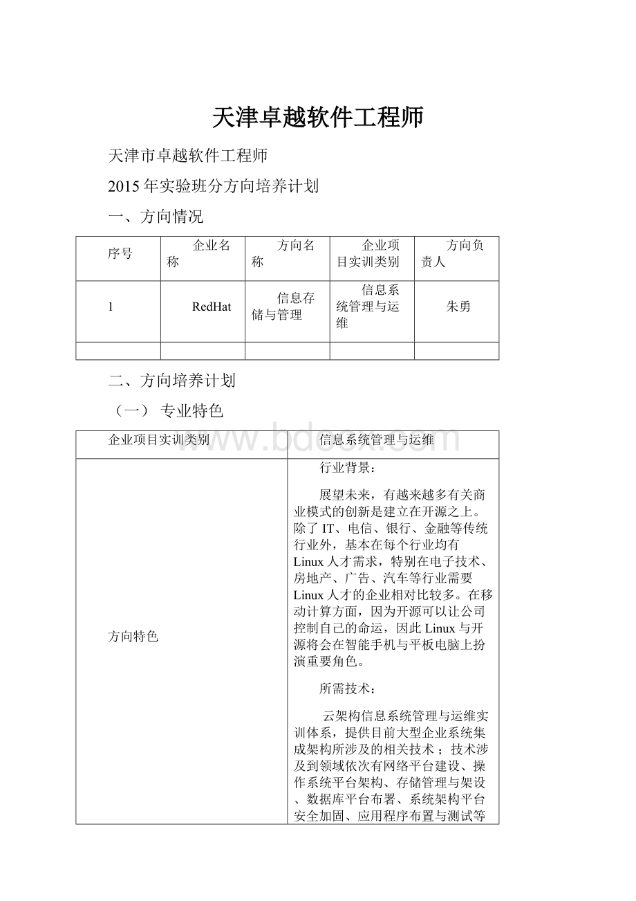 天津卓越软件工程师.docx