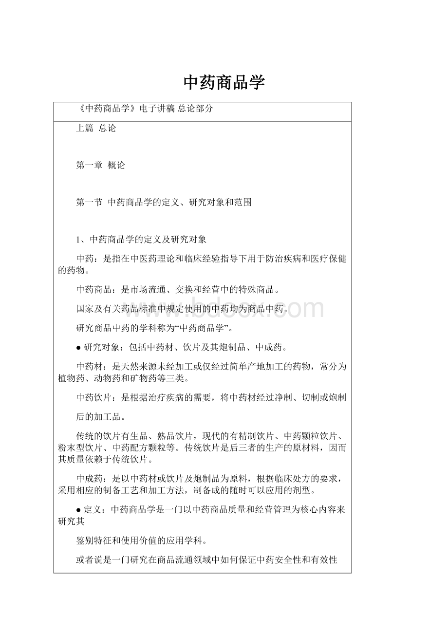 中药商品学.docx_第1页