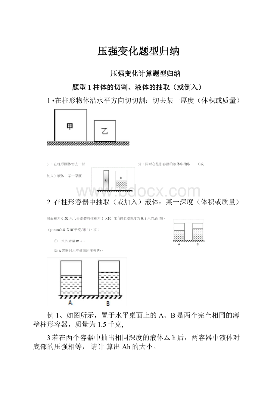 压强变化题型归纳.docx