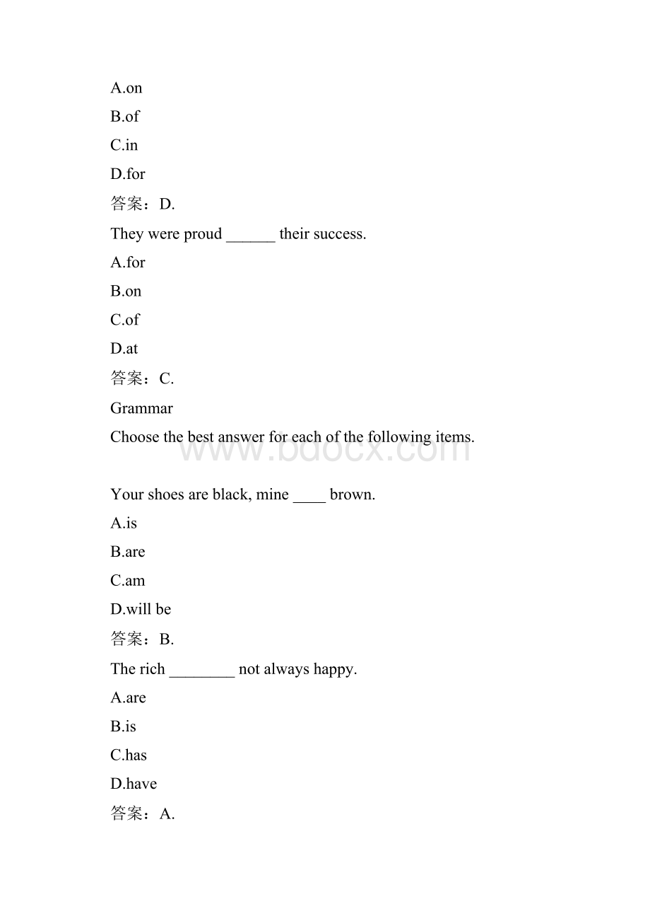 国开形成性考核高分题库之综合英语21611012.docx_第2页