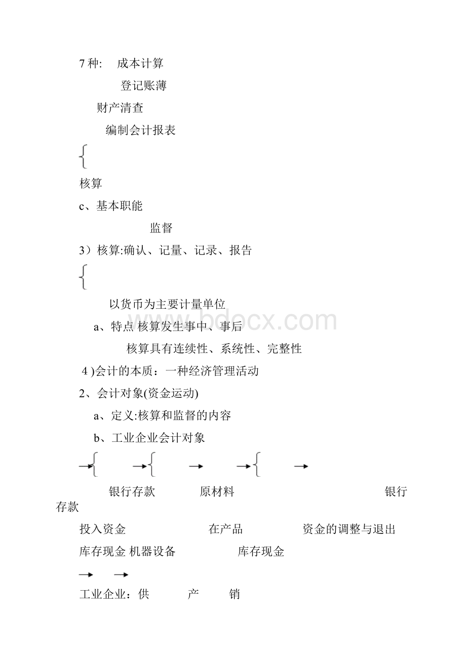 会计基础重点笔记可编辑范本.docx_第2页