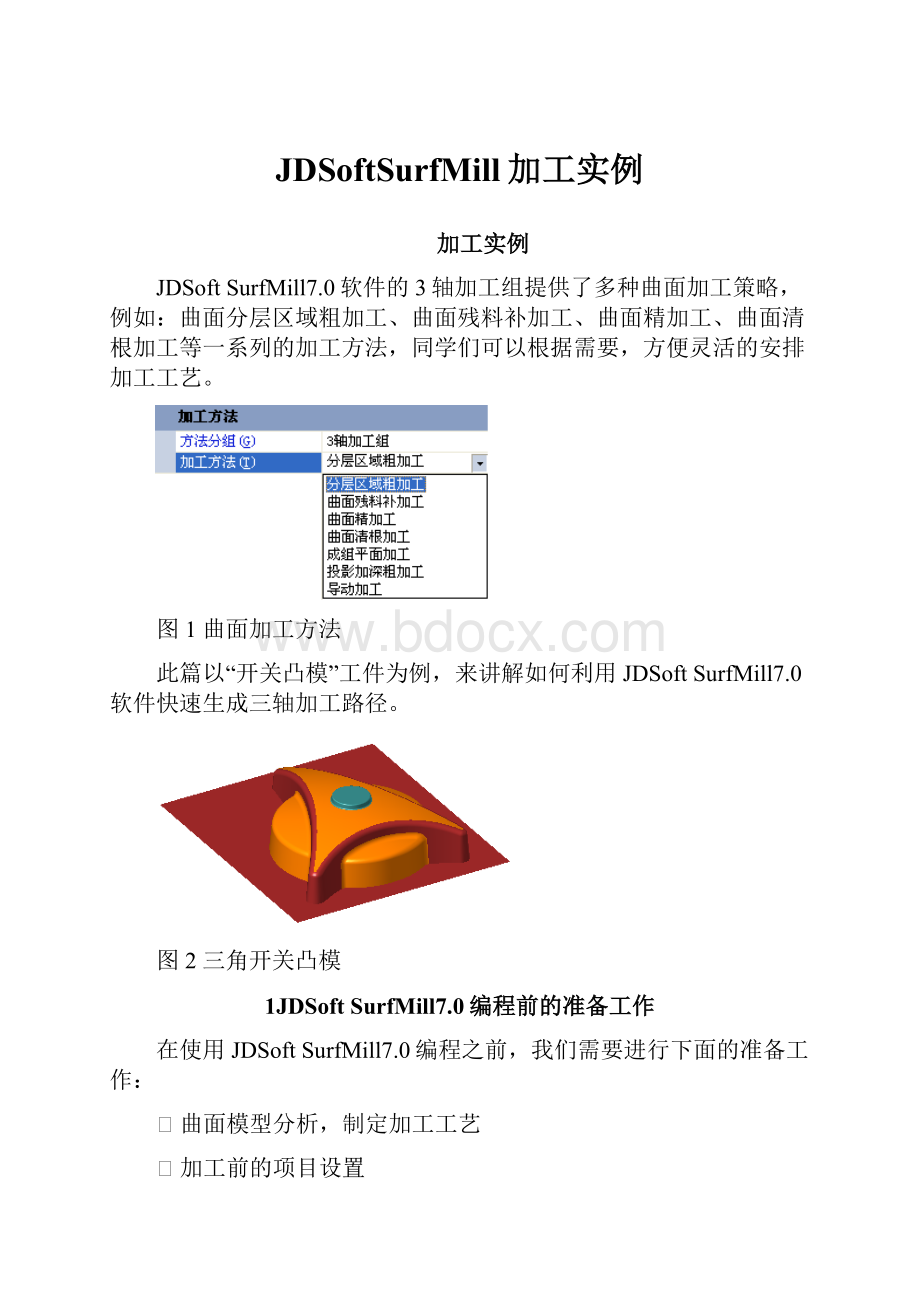 JDSoftSurfMill加工实例.docx