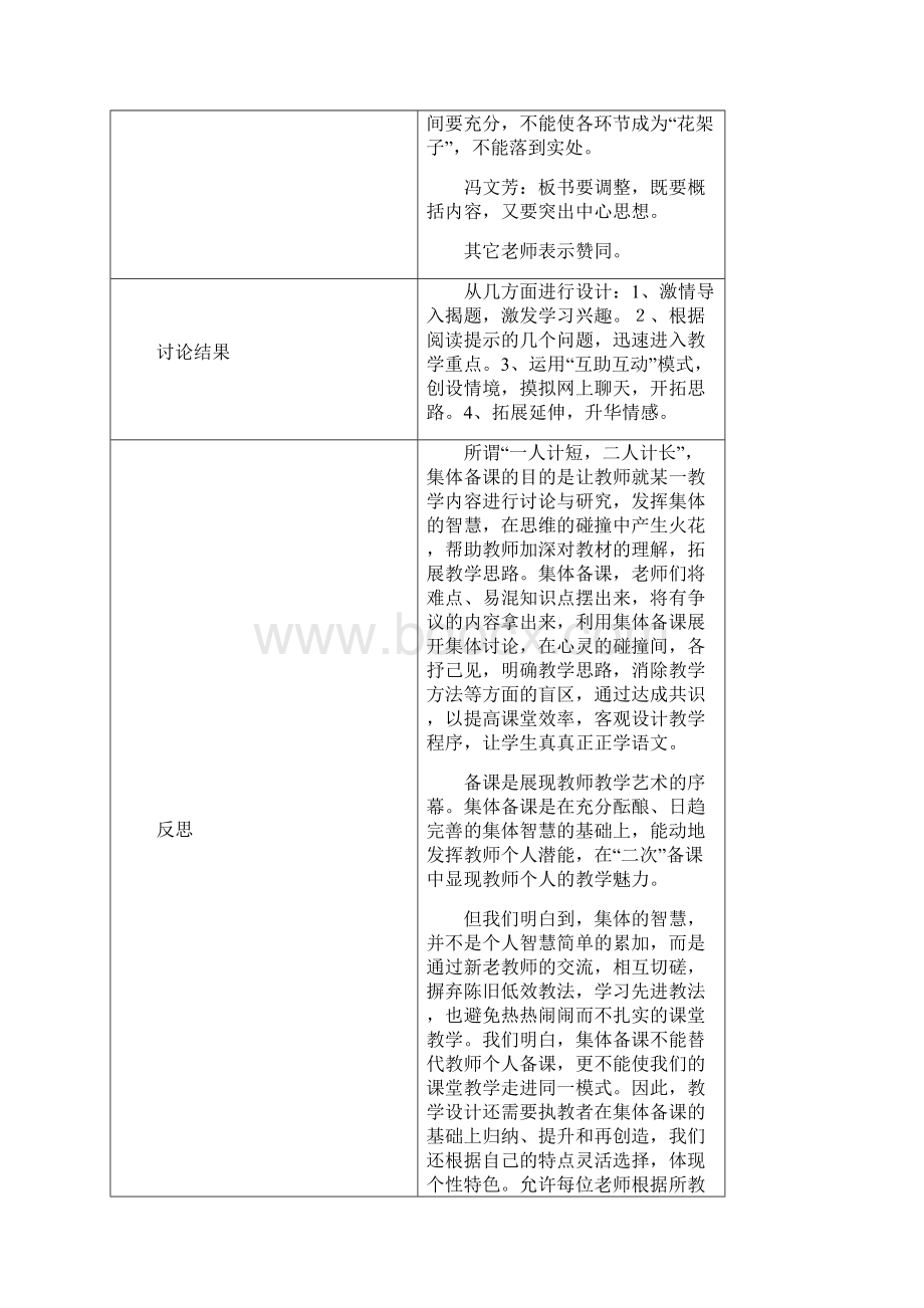 小学语文集体备课记录表1.docx_第3页