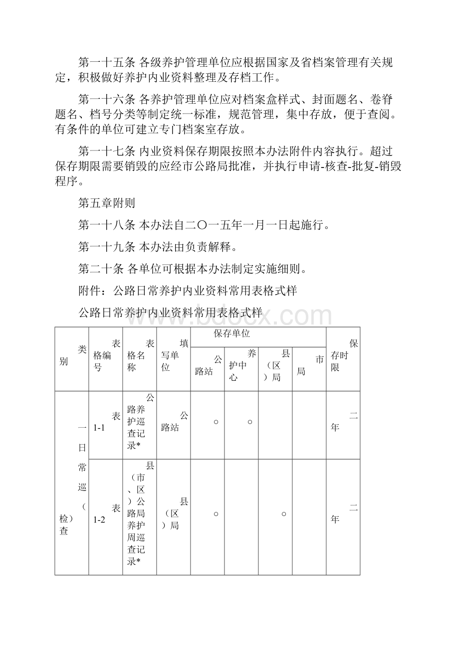 公路日常养护内业资料管理办法.docx_第3页