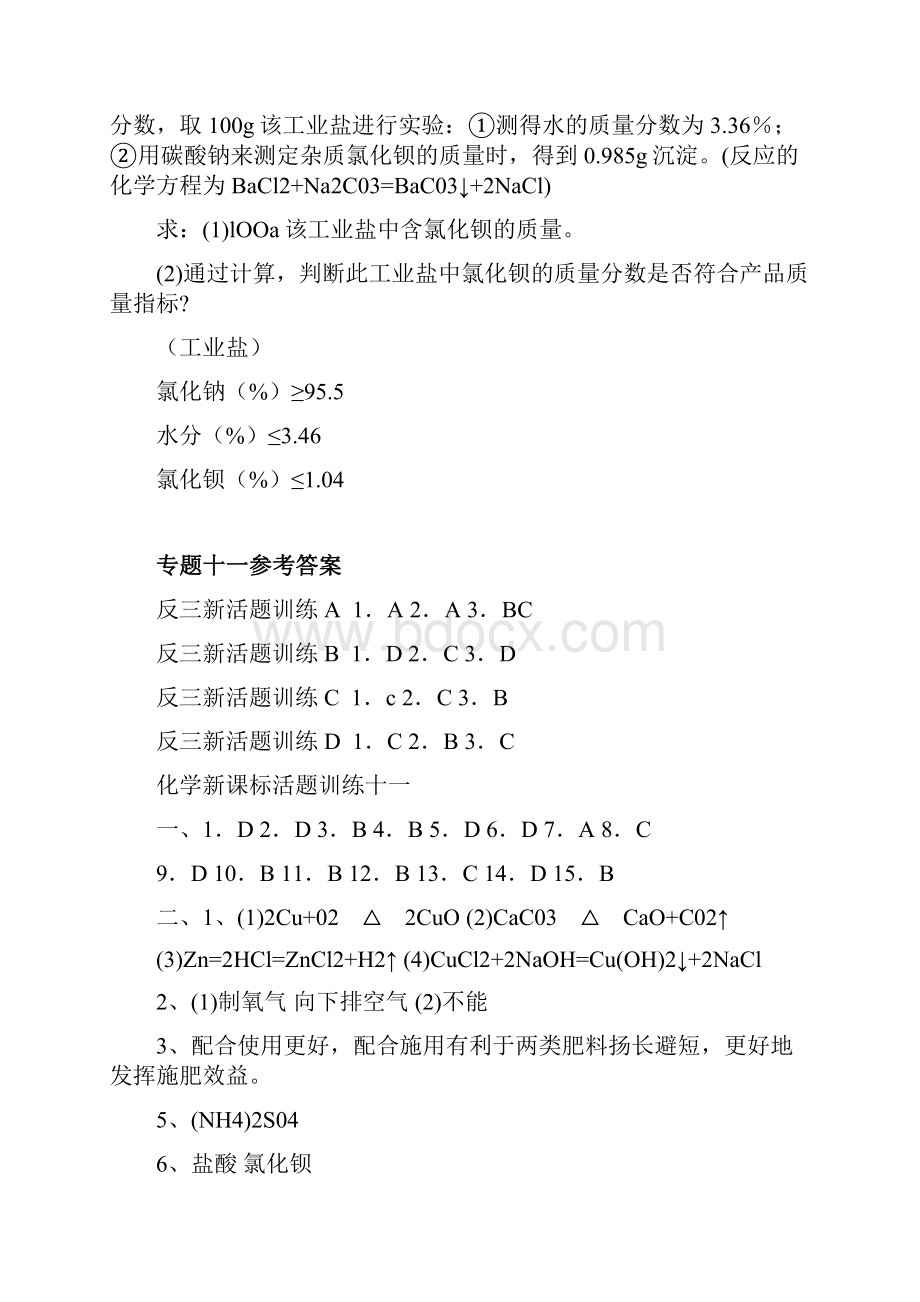 初中化学九上下总结例题及答案下半部分.docx_第2页