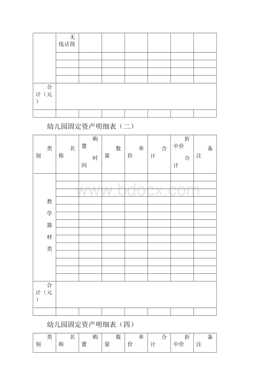 幼儿园固定资产明细表.docx_第3页