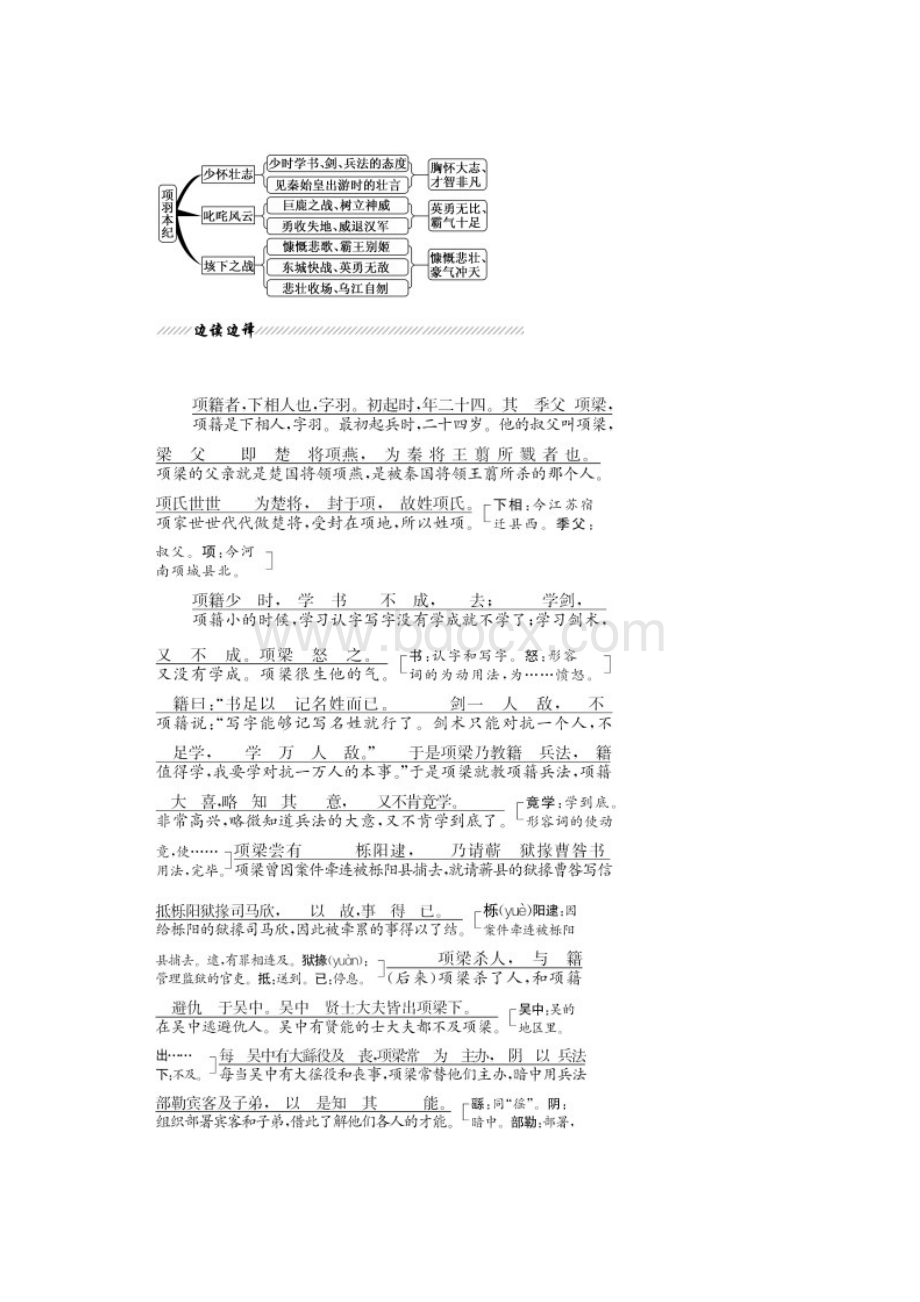 《项羽本纪》导学案教师版.docx_第2页