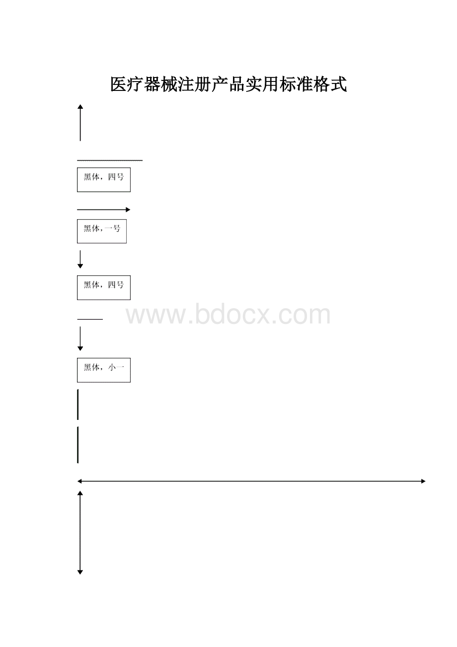 医疗器械注册产品实用标准格式.docx