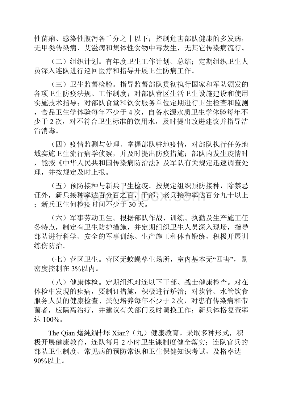 最新部队卫生管理制度资料.docx_第3页