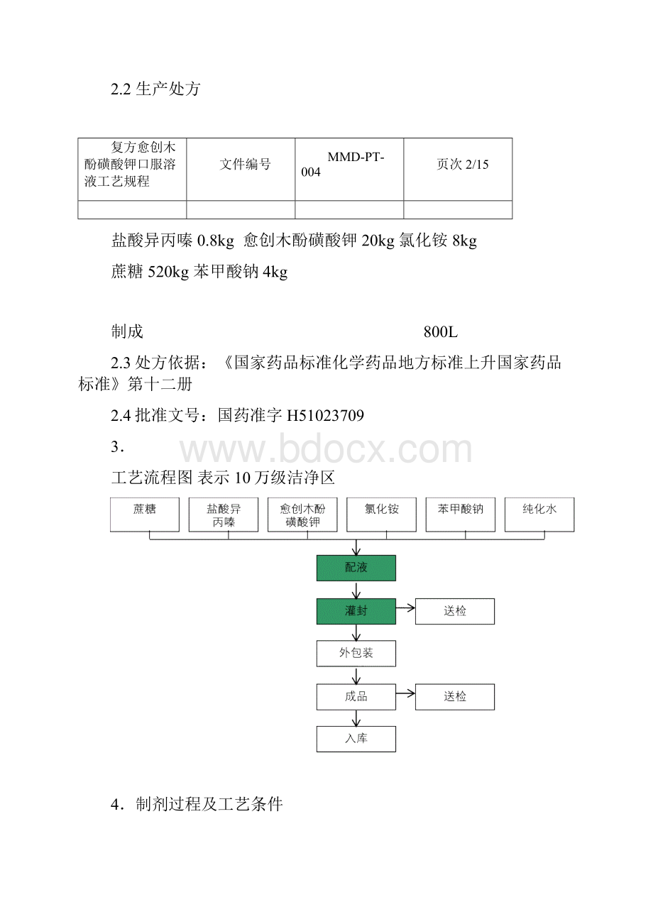 复方愈创木酚磺酸钾口服溶液工艺规程.docx_第2页