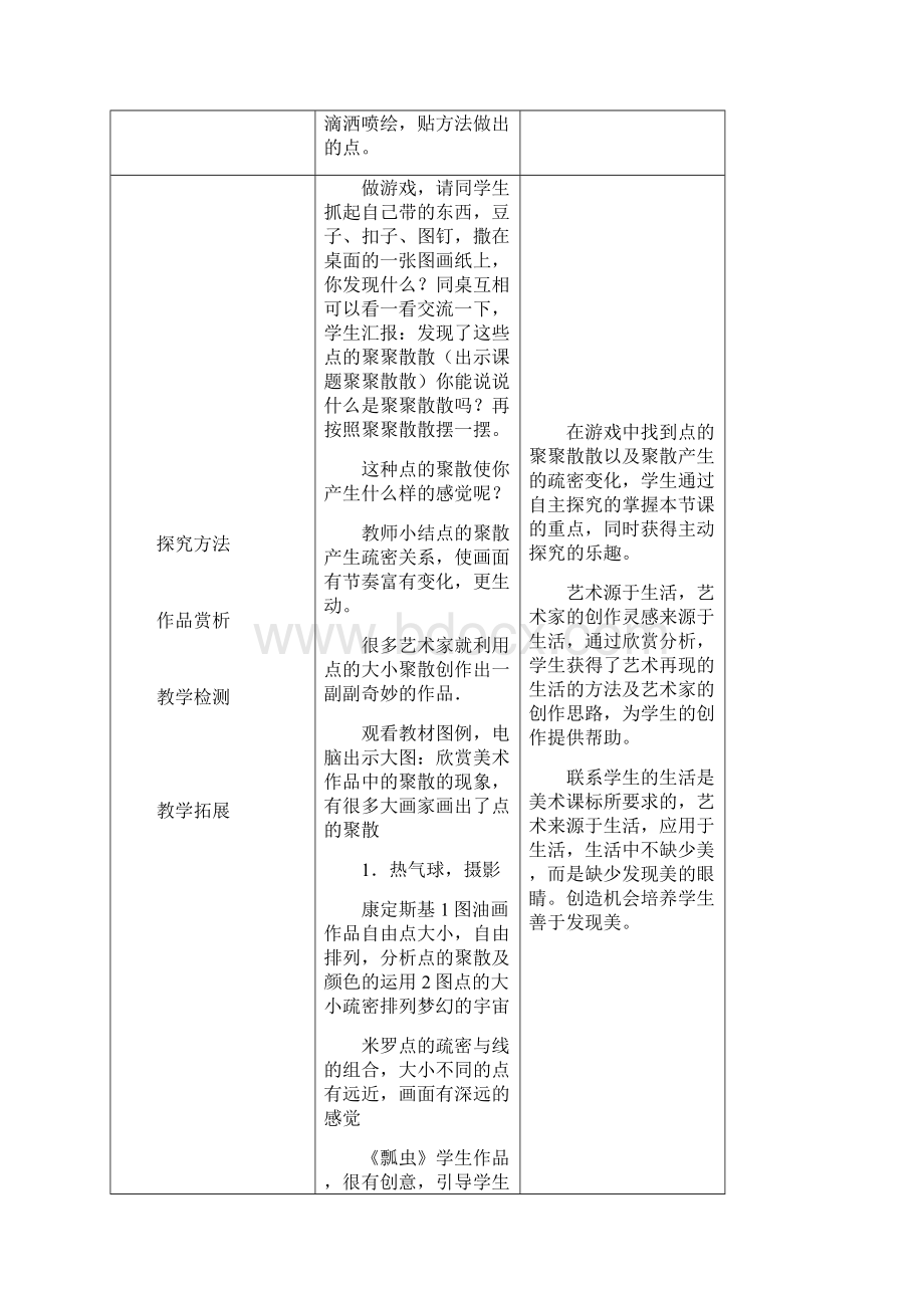 人教版四年级下册新版美术教案参考.docx_第3页