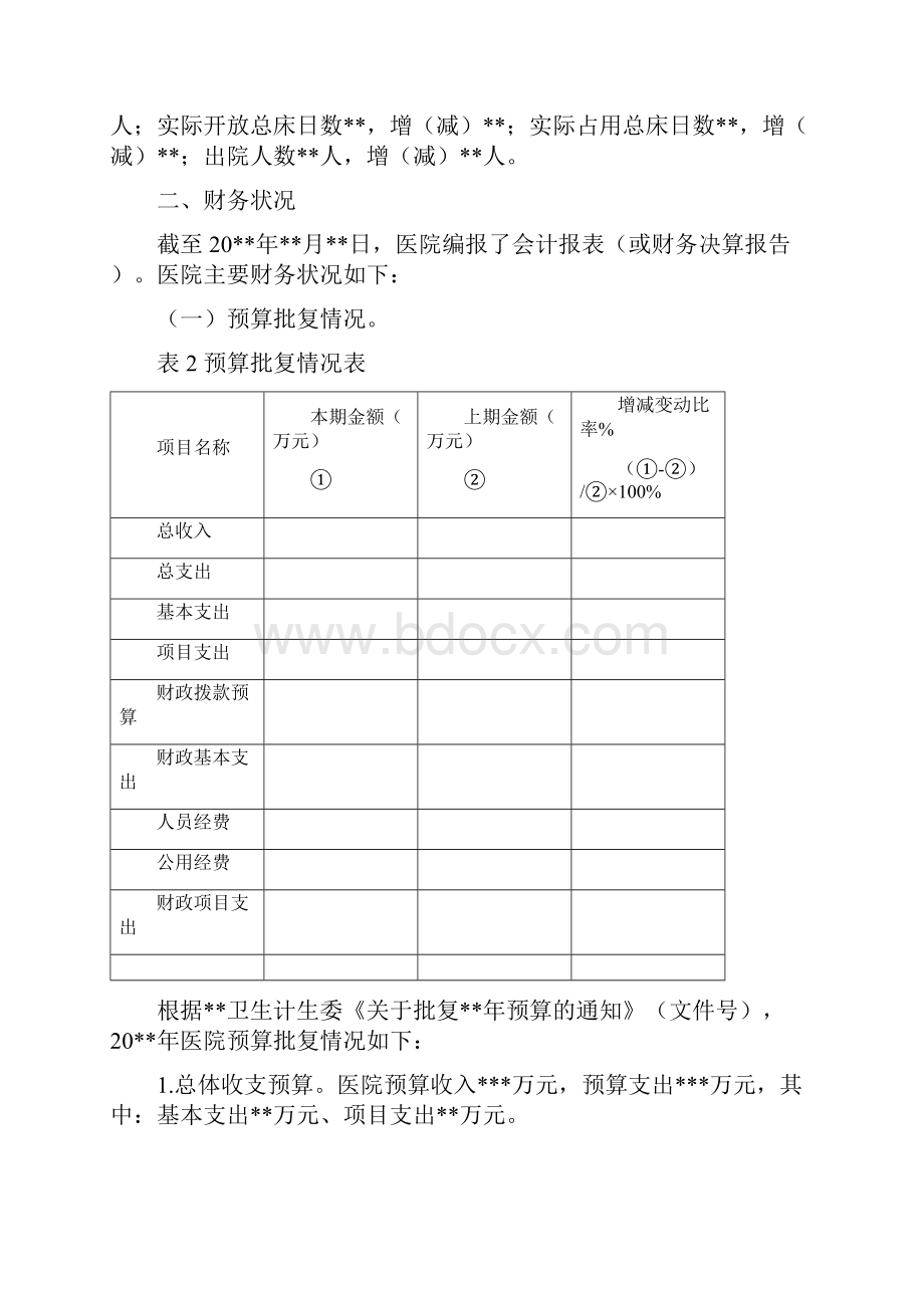 公立医院年度财务分析报告模板之欧阳化创编.docx_第3页