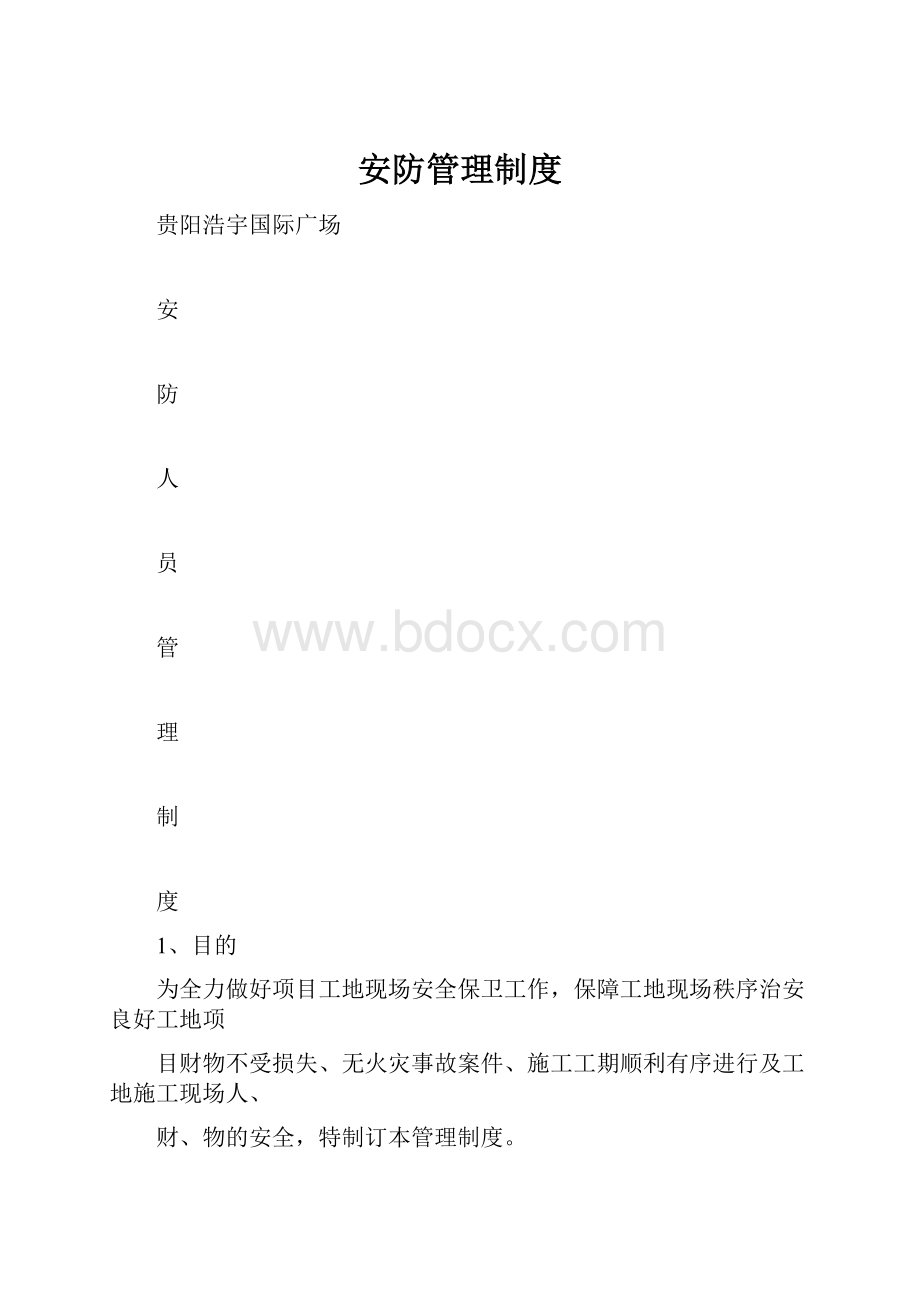 安防管理制度.docx