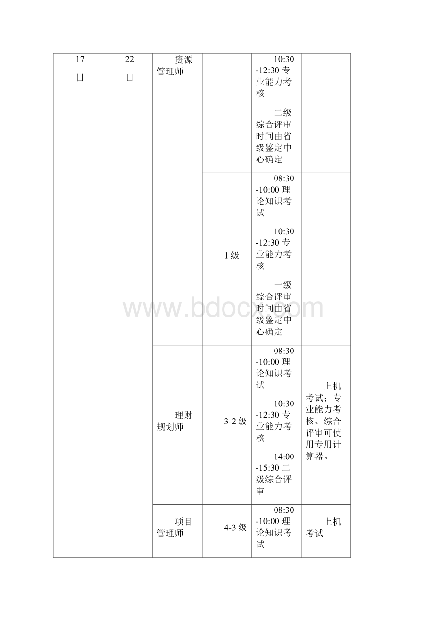 全国统考时间安排.docx_第3页