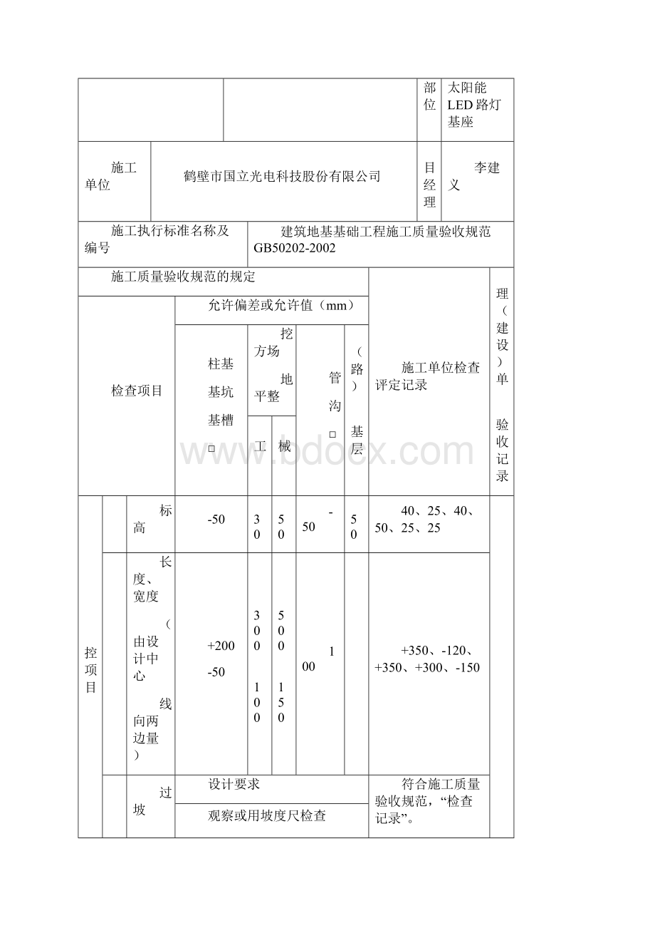 太阳能路灯验收记录表格.docx_第2页