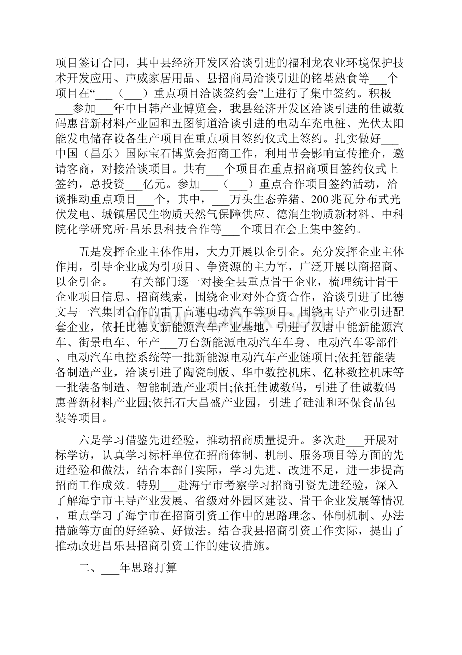 招商年度工作总结和思路打算.docx_第2页