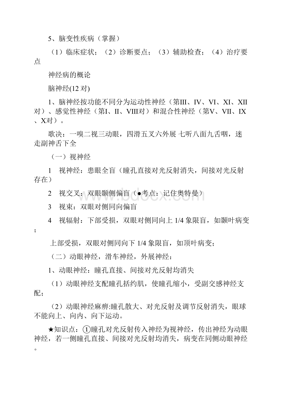 自整理已考过内科主治医师考试神经系统.docx_第2页