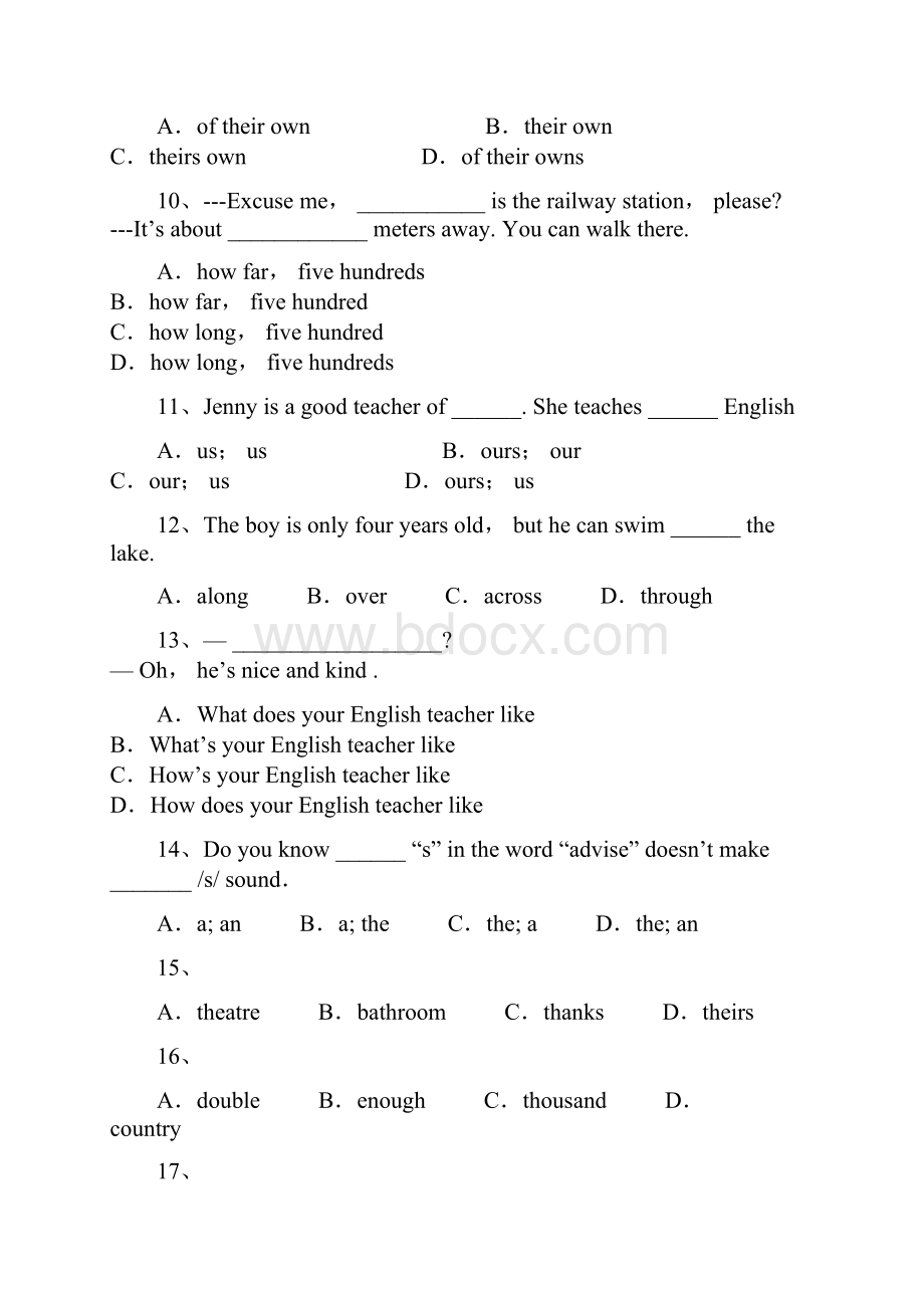 学年江苏无锡锡山区东亭片初一下期中考试英语卷带解析.docx_第3页