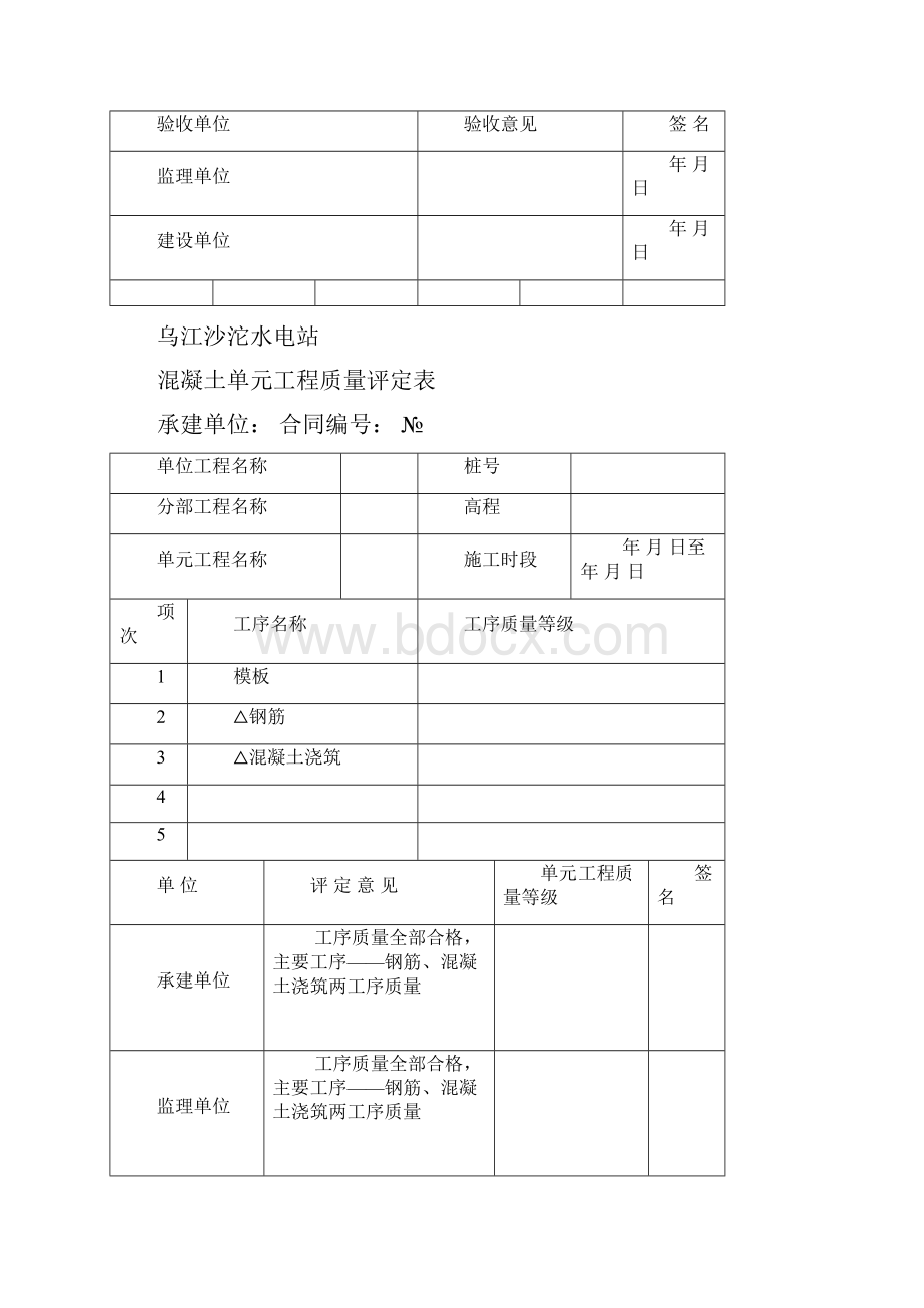 普通沥青与混凝土道路单位工程验收表格.docx_第3页