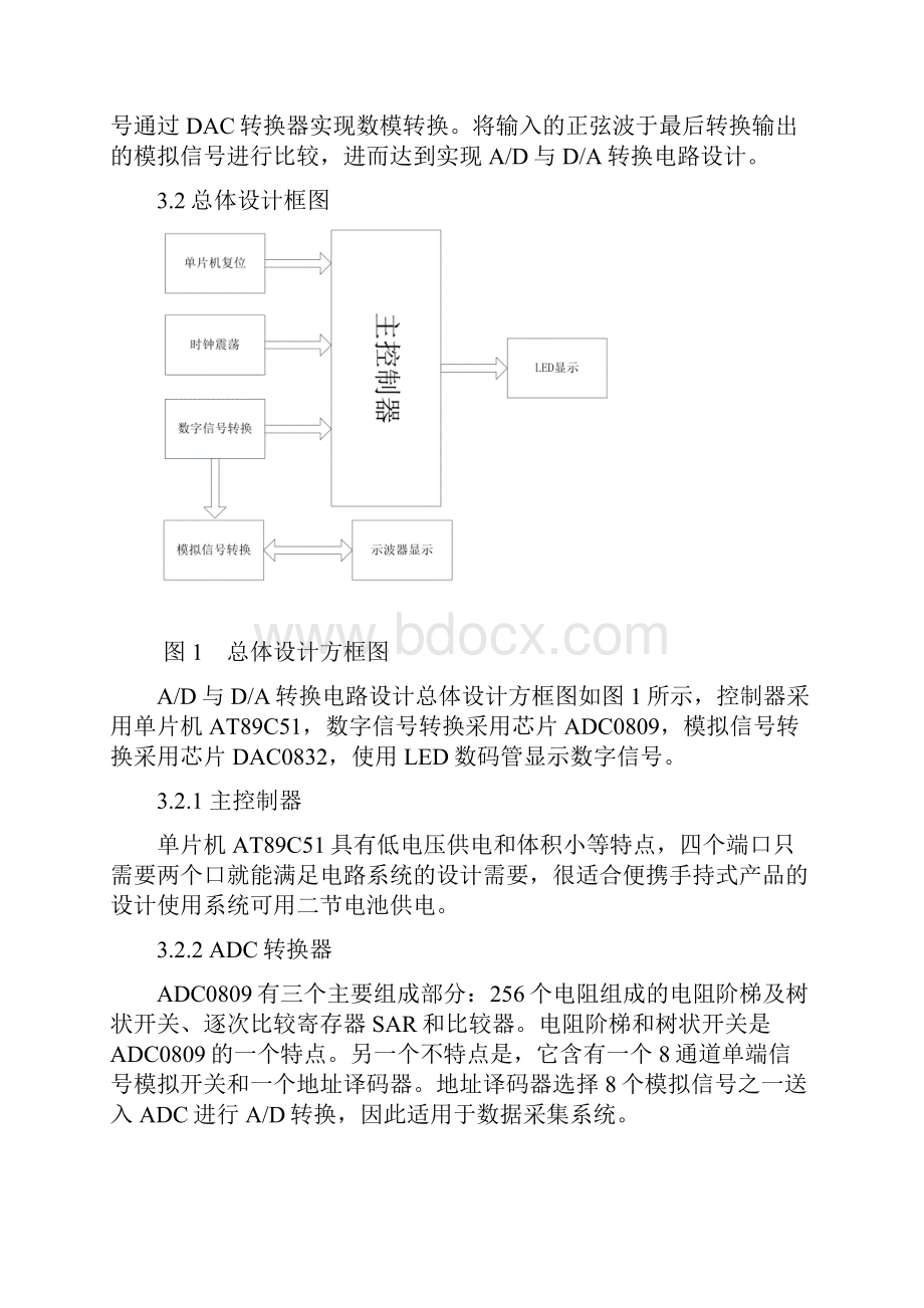 AD与DA转换电路设计说明书.docx_第3页